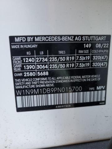 2023 MERCEDES-BENZ EQB 350 4M W1N9M1DB9PN015700