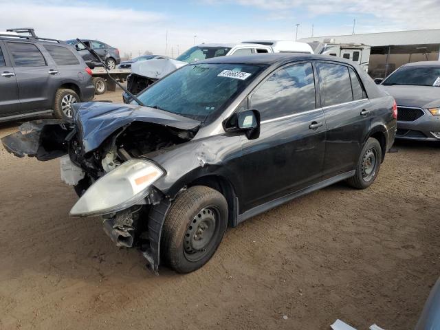 NISSAN VERSA 2009 black  gas 3N1BC11E19L382395 photo #1