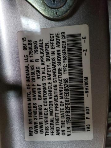 2015 HONDA CIVIC LX - 19XFB2F5XFE085268