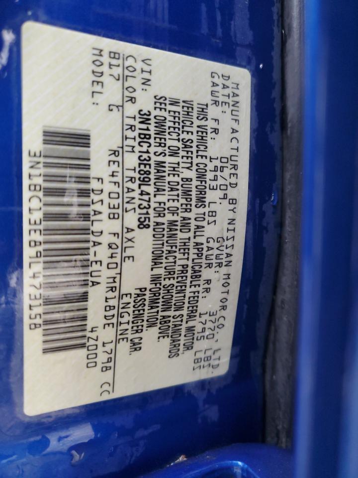 3N1BC13E89L473158 2009 Nissan Versa S