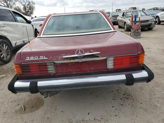 1985 Mercedes-Benz 380 Sl VIN: WDBBA45C0FA022324 Lot: 43401374