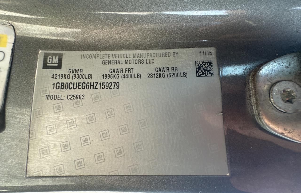 1GB0CUEG6HZ159279 CHEVROLET ALL Models 2017