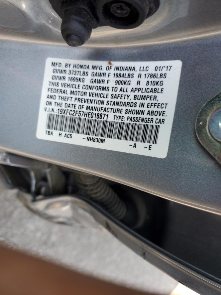 19XFC2F57HE018871 HONDA CIVIC 2017