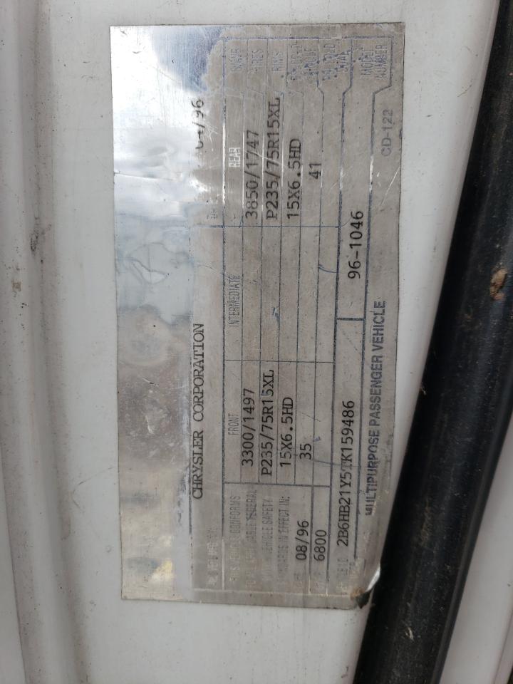 2b6hb21y5tk159486 2B6HB21Y5TK159486 1996 Dodge Ram Van B2500