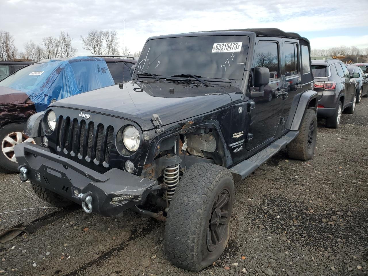 2014 Jeep Wrangler Unlimited Sahara vin: 1C4BJWEG6EL109616