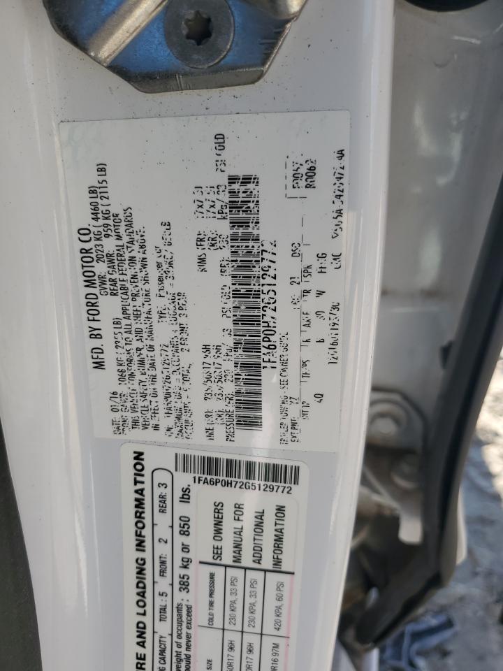 1FA6P0H72G5129772 FORD FUSION 2016