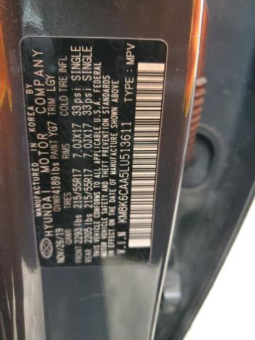 2020 HYUNDAI KONA SEL P - KM8K6CAA5LU513611