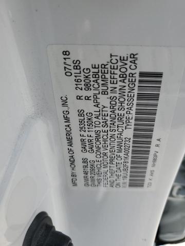 2019 ACURA TLX ADVANC 19UUB2F81KA002732
