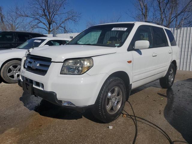 Lot #2388084077 2008 HONDA PILOT EXL salvage car