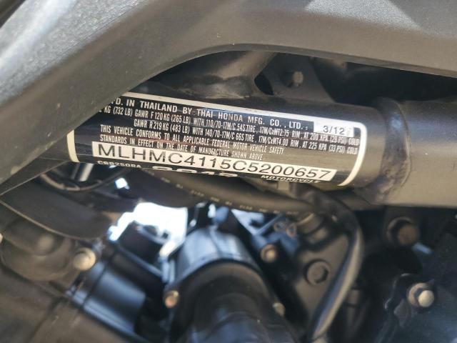 2012 HONDA CBX250 RA - MLHMC4115C5200657