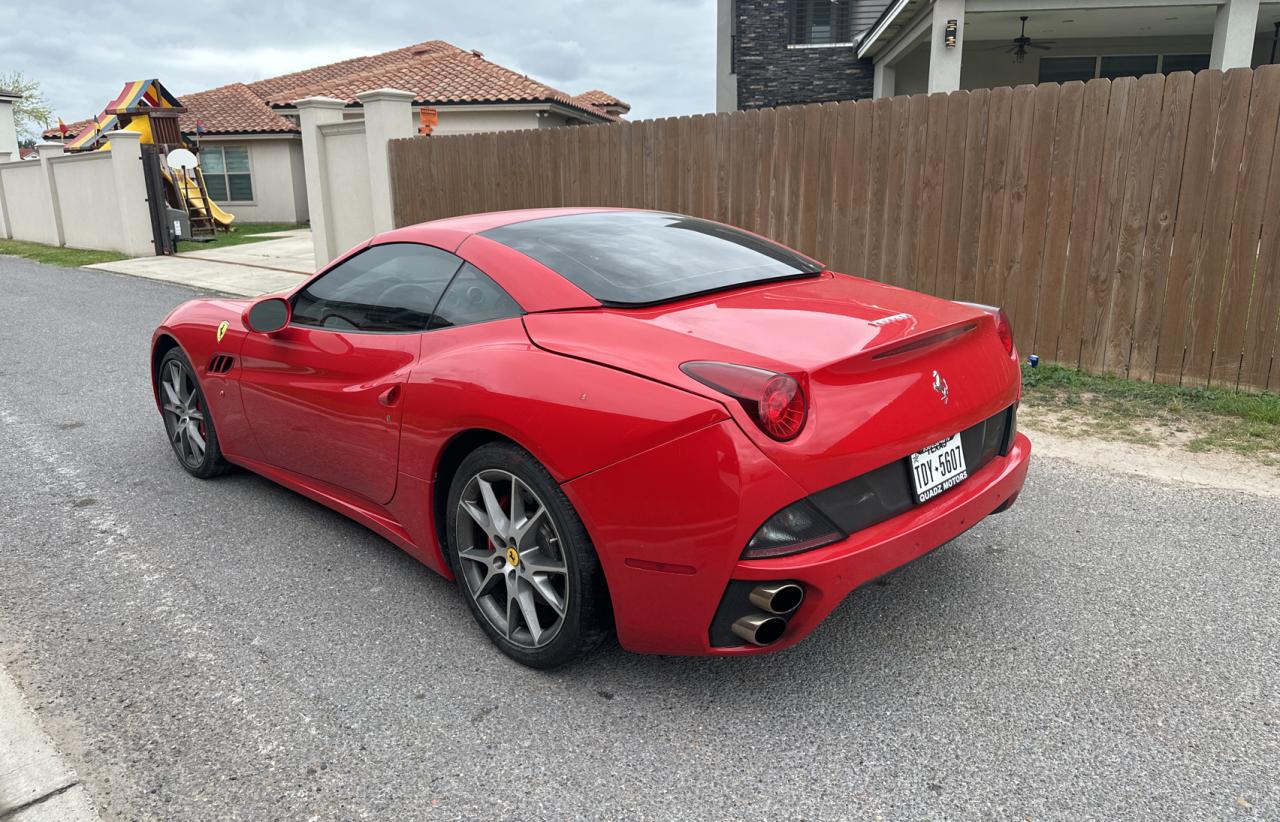 2012 Ferrari California vin: ZFF65LJA8C0182556