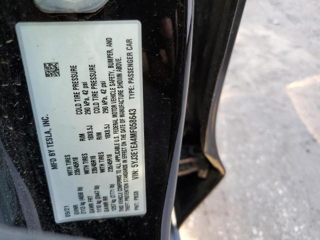 2021 TESLA MODEL 3 #3262053129
