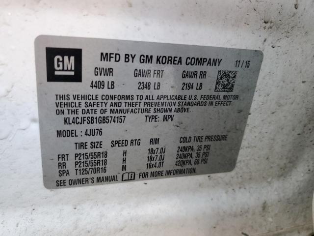 2016 BUICK ENCORE CON - KL4CJFSB1GB574157
