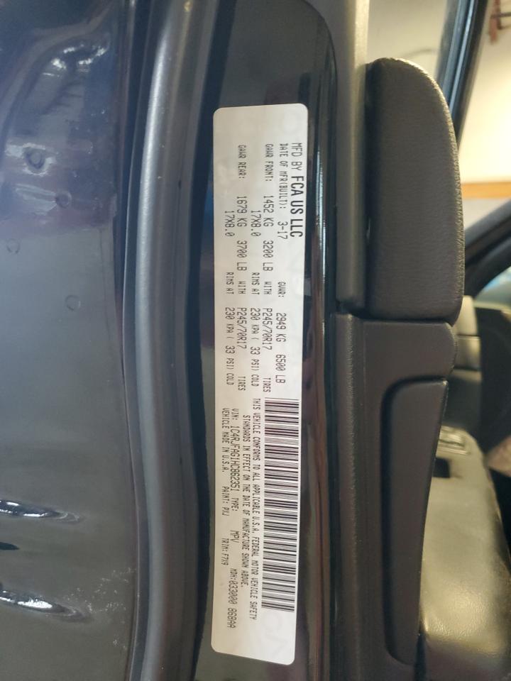 1C4RJFAG1HC862351 2017 Jeep Grand Cherokee Laredo