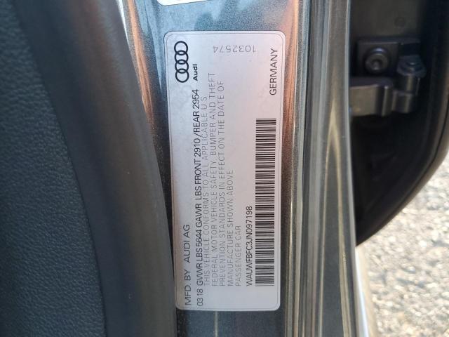 2018 AUDI S7 PREMIUM WAUWFBFC3JN097198
