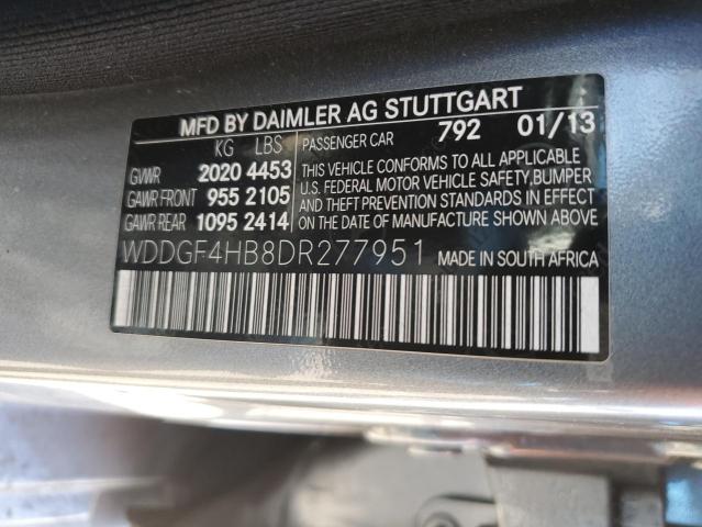 VIN WDDGF4HB8DR277951 2013 Mercedes-Benz C-Class, 250 no.12