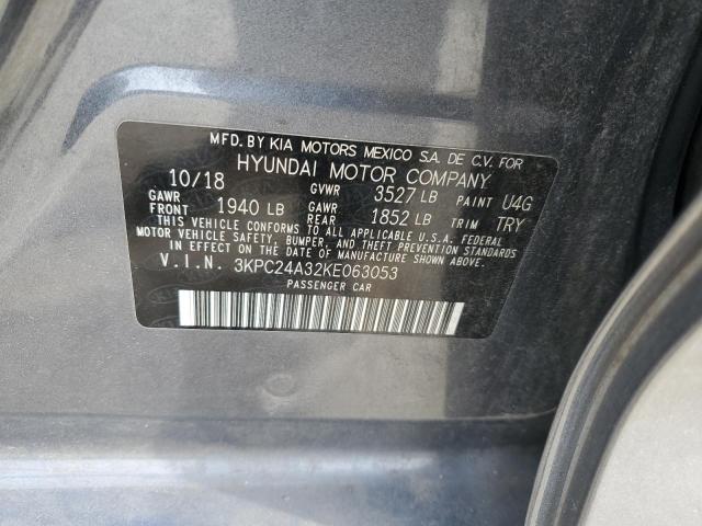 2019 HYUNDAI ACCENT SE 3KPC24A32KE063053