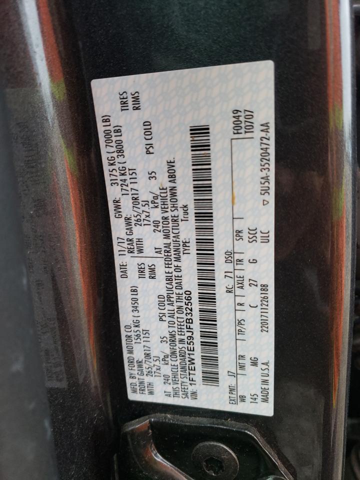 1FTEW1E59JFB32560 FORD F-150 2018