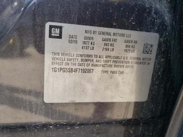 2015 CHEVROLET CRUZE LTZ - 1G1PG5SB4F7192067