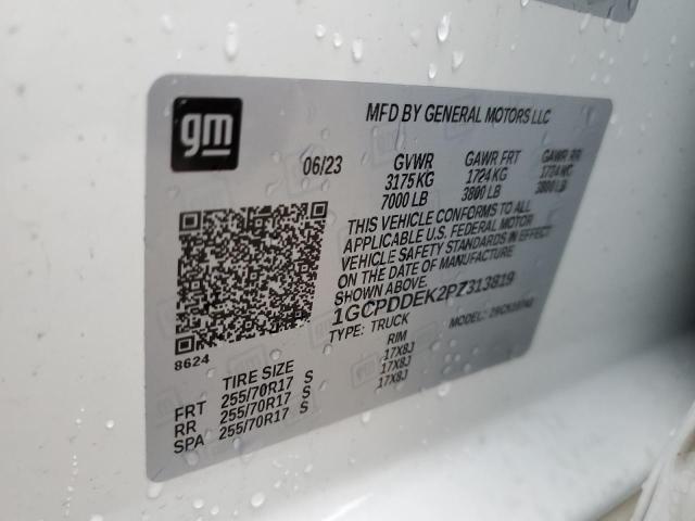2023 CHEVROLET SILVERADO - 1GCPDDEK2PZ313819