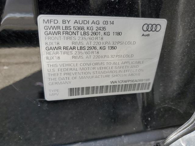 VIN WA1CFAFP9EA099189 2014 Audi Q5, Premium no.12