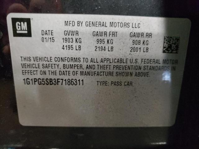 2015 CHEVROLET CRUZE LTZ - 1G1PG5SB3F7186311