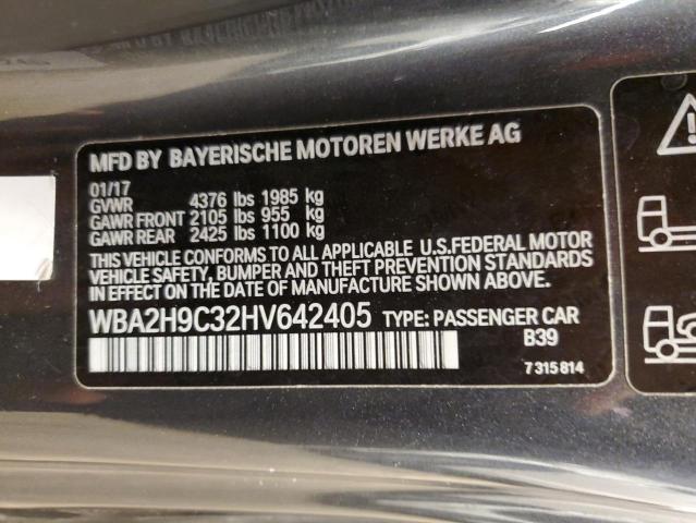 2017 BMW 230XI - WBA2H9C32HV642405