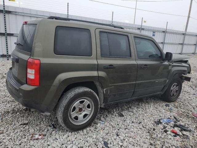  JEEP PATRIOT 2016 Зелений