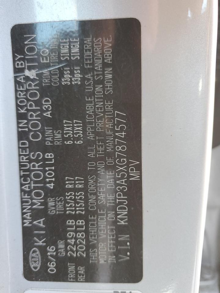 KNDJP3A5XG7874577 2016 Kia Soul +