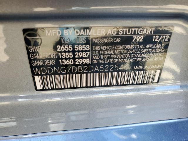 VIN WDDNG7DB2DA522544 2013 Mercedes-Benz S-Class, 550 no.12