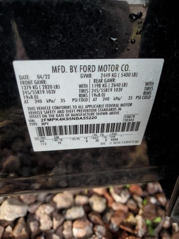 2FMPK4K95NBA55220 2022 FORD EDGE, photo no. 13