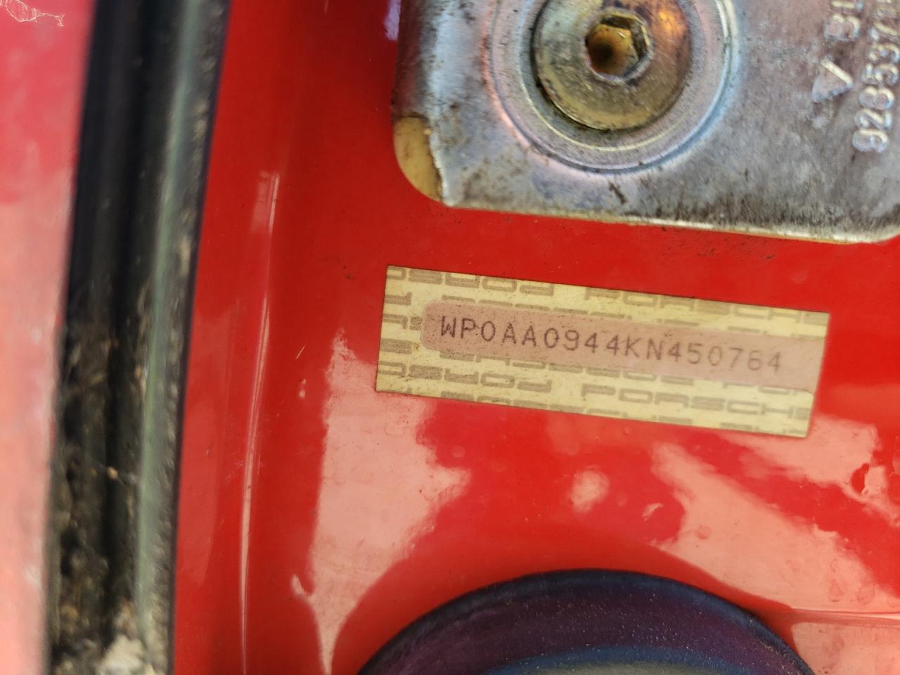 wp0aa0944kn450764 WP0AA0944KN450764 1989 Porsche 944