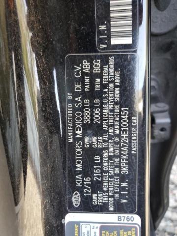 2017 KIA FORTE LX 3KPFK4A72HE100451