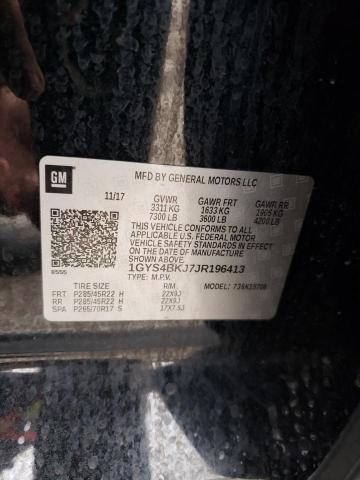 2018 CADILLAC ESCALADE L 1GYS4BKJ7JR196413