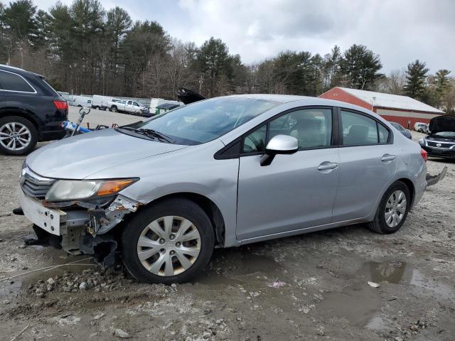 Lot #2549670962 2012 HONDA CIVIC LX salvage car