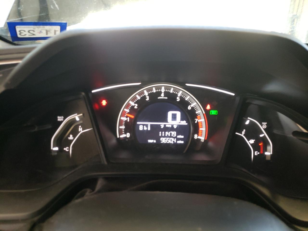 19XFC2E5XHE025833 HONDA CIVIC 2017