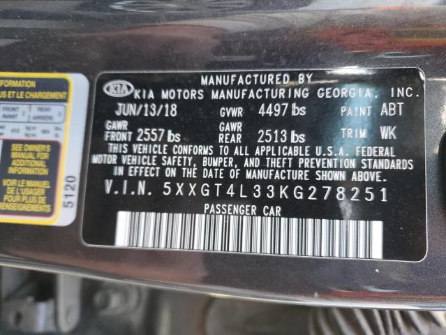 2019 KIA OPTIMA LX 5XXGT4L33KG278251