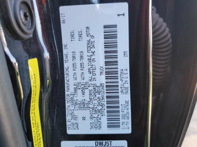 2017 TOYOTA TUNDRA CRE 5TFEM5F19HX121605