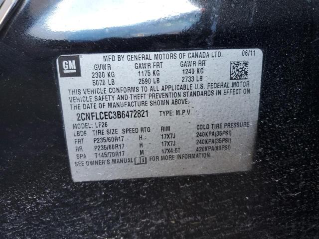 2011 CHEVROLET EQUINOX LS - 2CNFLCEC3B6472821