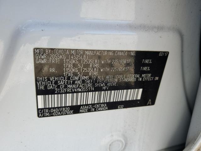 2017 TOYOTA RAV4 LE - 2T3ZFREV4HW355114