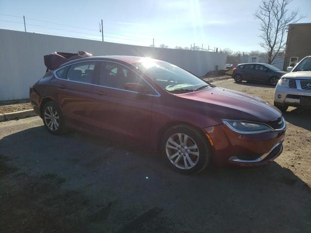 Vin: 1c3cccab5fn558366, lot: 53081625, chrysler 200 limited 20154