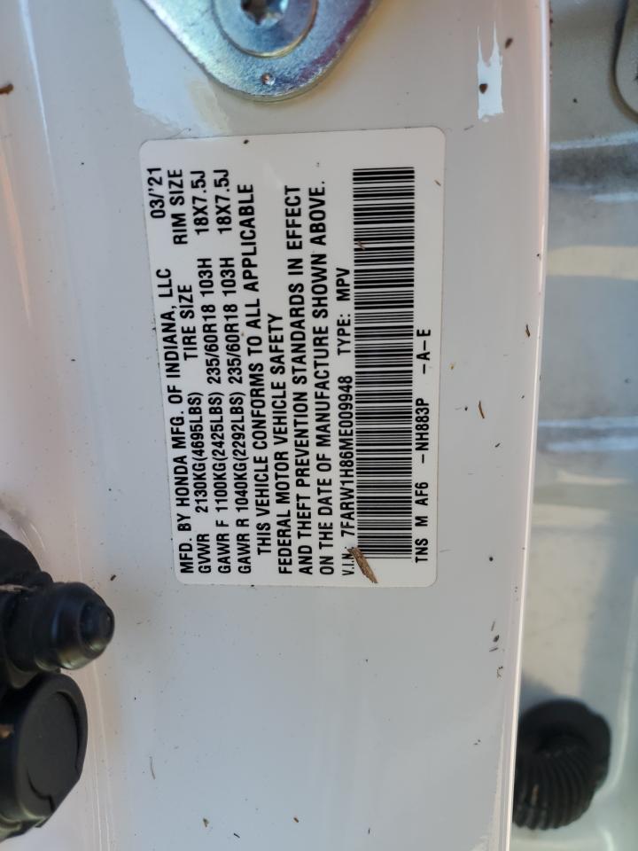 7FARW1H86ME009948 HONDA CRV 2021