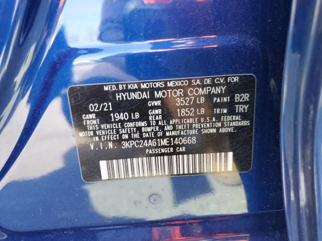 2021 HYUNDAI ACCENT SE - 3KPC24A61ME140668