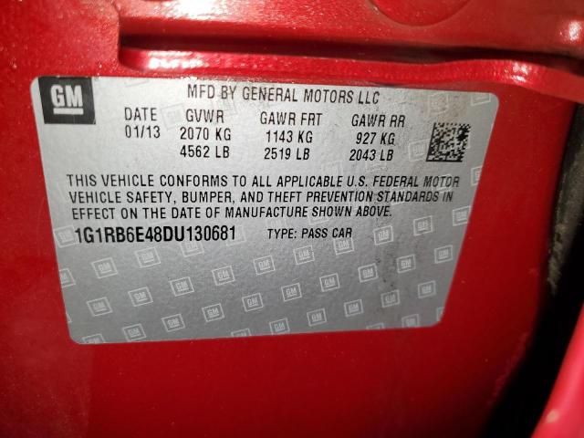 VIN 1G1RB6E48DU130681 2013 Chevrolet Volt no.12