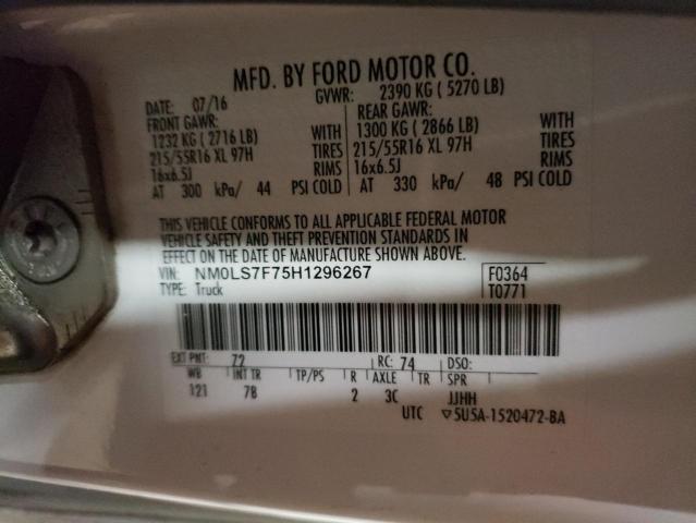 2017 FORD TRANSIT CO - NM0LS7F75H1296267