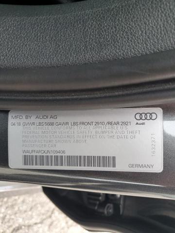 2018 AUDI S6 PREMIUM WAUFFAFCXJN109406