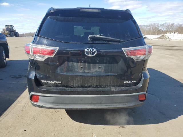 VIN 5TDJKRFH2ES036387 2014 Toyota Highlander, Xle no.6