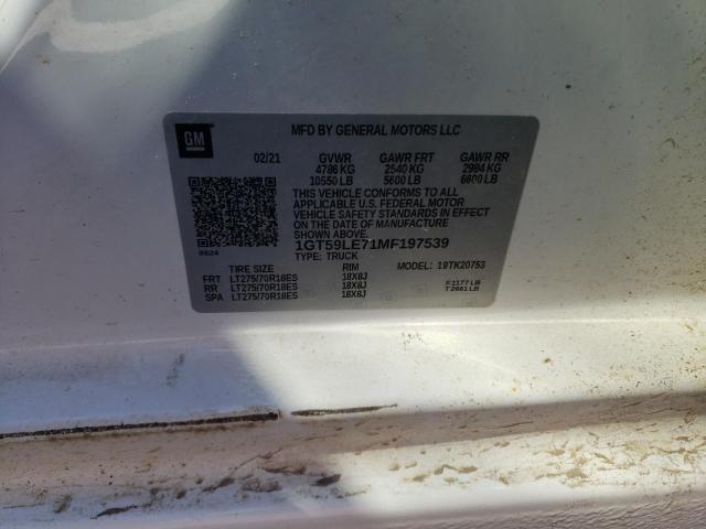 2021 GMC SIERRA K25 1GT59LE71MF197539