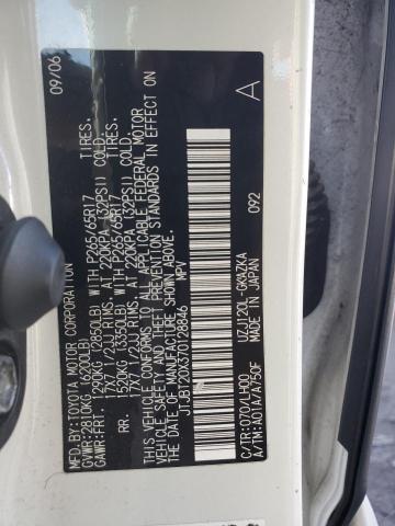 2007 Lexus Gx 470 VIN: JTJBT20X370128846 Lot: 41950554