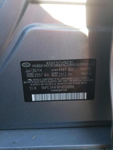 2015 HYUNDAI SONATA SPO 5NPE34AF8FH050888